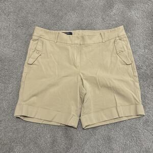 Brooks Brothers Advantage Chino Womens Khaki Shorts Size 16
